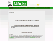 Tablet Screenshot of moebelino.de